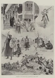 Sketches at the Greater Britain Exhibition at Earl